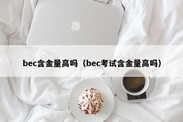 bec含金量高吗(bec考试含金量高吗)