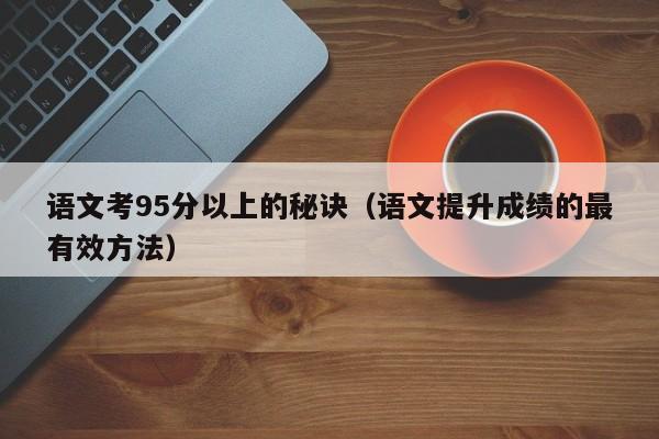 语文考95分以上的秘诀(语文提升成绩的最有效方法)