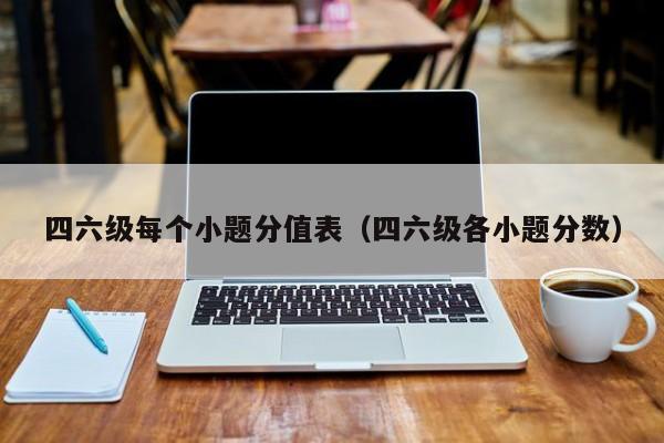 四六级每个小题分值表(四六级各小题分数)